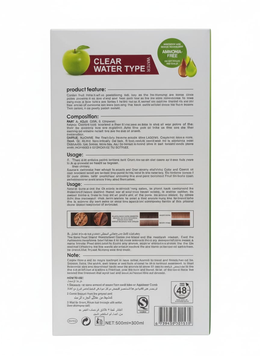 Apple hair color original UAE 1000ml 96 (Amonia Free)